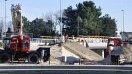 Construction de la passerelle du tram au dessus de la rocade - JPEG - 285.9 ko