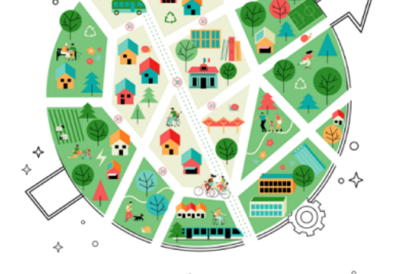 Visuel du dépliant du Second compte-rendu de mandat 2022-2024 de la ville du Haillan. - Agrandir l'image, fenêtre modale