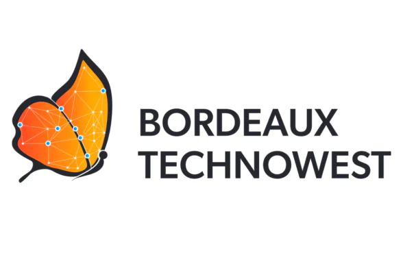 Logo Bordeaux Technowest qui représente un papillon orange. - Agrandir l'image, fenêtre modale